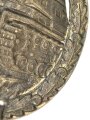Panzerkampfabzeichen in bronze. Hohl geprägt, Hersteller "A" für Assmann