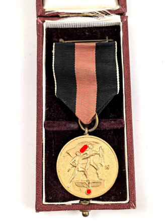 Anschlussmedaille 1. Oktober 1938 im Etui