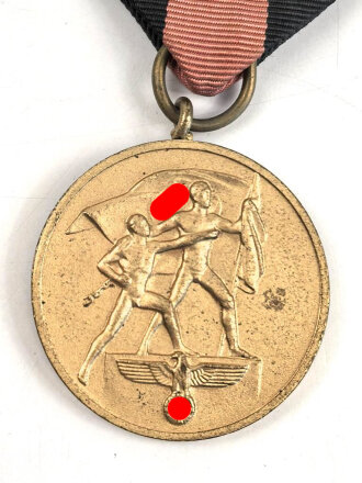 Anschlussmedaille 1. Oktober 1938 im Etui