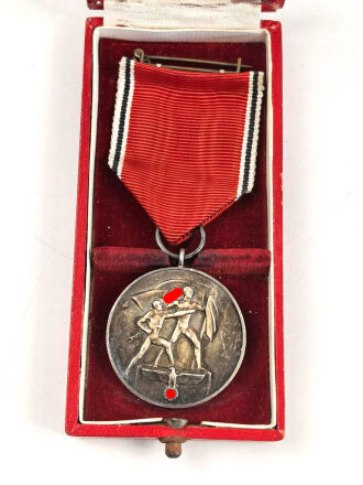 Anschlussmedaille Österreich 13. Oktober 1938 im Etui