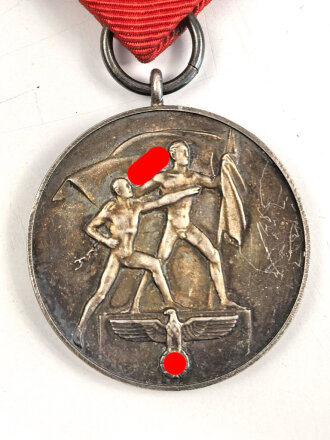 Anschlussmedaille Österreich 13. Oktober 1938 im Etui