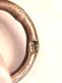 Eisernes Kreuz 2. Klasse 1939 mit Hersteller 93 im Bandring für " Richard Simm & Söhne, Gablonz " / Hakenkreuz mit voller Schwärzung