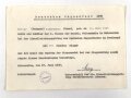 Hitler Jugend Siegernadel 1936, dazu die Urkunde