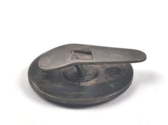 Mitgliedsabzeichen der NSDAP, Hersteller M1/72. Leicht getragenes Stück, Knopflochausführung