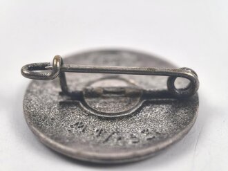 Mitgliedsabzeichen der NSDAP, Hersteller M1/153, leicht getragenes Stück
