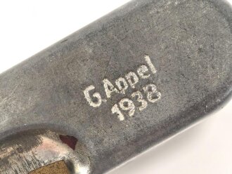 Reinigungsgerät 34 der Wehrmacht. Leerer Behälter, Hersteller " G.Appel 1938"