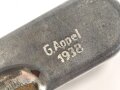 Reinigungsgerät 34 der Wehrmacht. Leerer Behälter, Hersteller " G.Appel 1938"