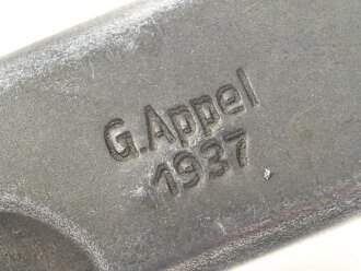 Reinigungsgerät 34 der Wehrmacht. Leerer Behälter, Hersteller " G.Appel 1937"