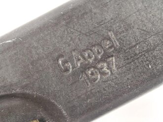 Reinigungsgerät 34 der Wehrmacht. Leerer Behälter, Hersteller " G.Appel 1937"