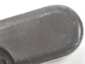 Reinigungsgerät 34 der Wehrmacht. Leerer Behälter, Hersteller " Ky 1937"