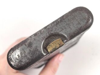 Reinigungsgerät 34 der Wehrmacht. Leerer Behälter, Hersteller "KH1935"