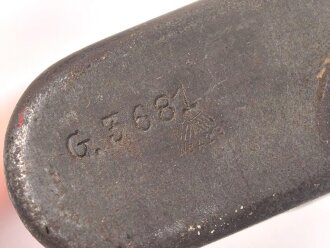 Reinigungsgerät 34 der Wehrmacht. Leerer Behälter, Hersteller " Mundlos 1936"