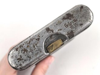 Reinigungsgerät 34 der Wehrmacht. Leerer Behälter, Hersteller " G.Appel 1935"