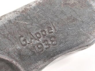 Reinigungsgerät 34 der Wehrmacht. Leerer Behälter, Hersteller " G.Appel 1938"