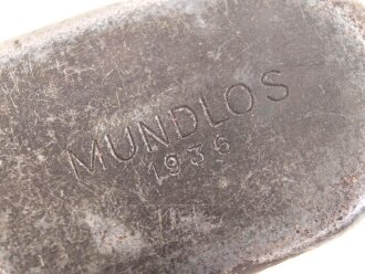 Reinigungsgerät 34 der Wehrmacht. Leerer Behälter, Hersteller " Mundlos 1936"