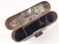 Reinigungsgerät 34 der Wehrmacht. Leerer Behälter, Hersteller "cnx" Luftwaffenblauer Originallack