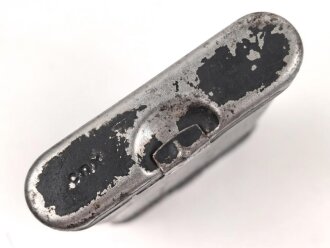 Reinigungsgerät 34 der Wehrmacht. Leerer Behälter, Hersteller "cnx" Luftwaffenblauer Originallack