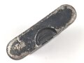Reinigungsgerät 34 der Wehrmacht. Leerer Behälter, Hersteller "ab41" Luftwaffenblauer Originallack, auf der anderen Seite markiert " P/27"