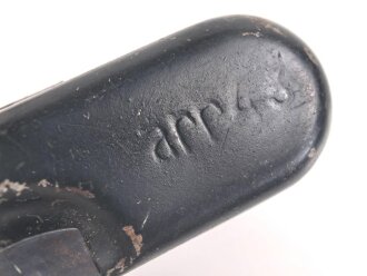 Reinigungsgerät 34 der Wehrmacht. Leerer Behälter, Hersteller "arr43" Luftwaffenblauer Originallack