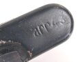 Reinigungsgerät 34 der Wehrmacht. Leerer Behälter, Hersteller "arr43" Luftwaffenblauer Originallack