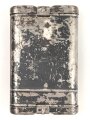 Reinigungsgerät 34 der Wehrmacht. Leerer Behälter, Hersteller "64" Luftwaffenblauer Originallack