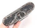 Reinigungsgerät 34 der Wehrmacht. Leerer Behälter, Hersteller "64" Luftwaffenblauer Originallack