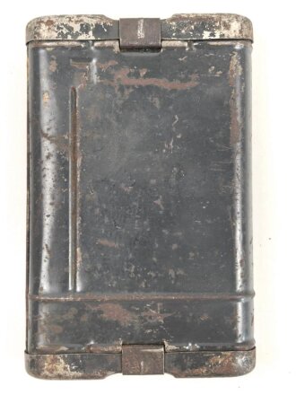 Reinigungsgerät 34 der Wehrmacht. Leerer Behälter, Hersteller "ab42" Luftwaffenblauer Originallack