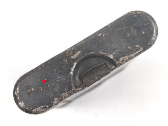 Reinigungsgerät 34 der Wehrmacht. Leerer Behälter, Hersteller "ab42" Luftwaffenblauer Originallack