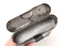 Reinigungsgerät 34 der Wehrmacht. Leerer Behälter, Hersteller "ab41" Luftwaffenblauer Originallack