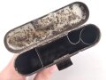 Reinigungsgerät 34 der Wehrmacht. Leerer Behälter, Hersteller "cnx" Luftwaffenblauer Originallack