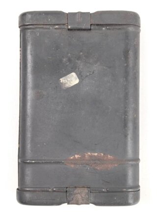 Reinigungsgerät 34 der Wehrmacht. Leerer Behälter, Hersteller "cnx" Luftwaffenblauer Originallack