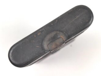 Reinigungsgerät 34 der Wehrmacht. Leerer Behälter, Hersteller "cnx" Luftwaffenblauer Originallack