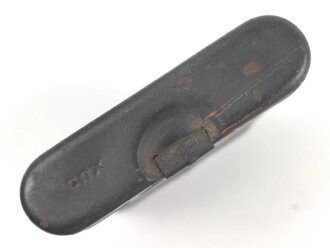 Reinigungsgerät 34 der Wehrmacht. Leerer Behälter, Hersteller "cnx" Luftwaffenblauer Originallack