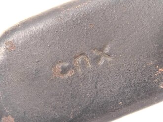 Reinigungsgerät 34 der Wehrmacht. Leerer Behälter, Hersteller "cnx" Luftwaffenblauer Originallack