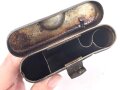 Reinigungsgerät 34 der Wehrmacht. Leerer Behälter, Hersteller "cnx" Luftwaffenblauer Originallack