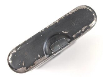 Reinigungsgerät 34 der Wehrmacht. Leerer Behälter, Hersteller "arr42" Luftwaffenblauer Originallack