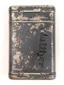 Reinigungsgerät 34 der Wehrmacht. Leerer Behälter, Hersteller "arr42" Luftwaffenblauer Originallack