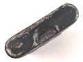 Reinigungsgerät 34 der Wehrmacht. Leerer Behälter, Hersteller "arr42" Luftwaffenblauer Originallack