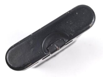 Reinigungsgerät 34 der Wehrmacht. Leerer Behälter, Hersteller "G.Appel" Luftwaffenblauer Originallack