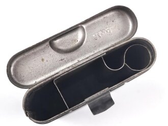 Reinigungsgerät 34 der Wehrmacht. Leerer Behälter, Hersteller "G.Appel" Luftwaffenblauer Originallack