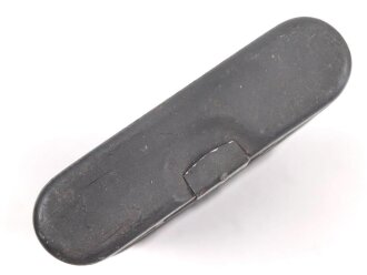 Reinigungsgerät 34 der Wehrmacht. Leerer Behälter, Hersteller "G.Appel" Luftwaffenblauer Originallack