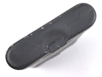 Reinigungsgerät 34 der Wehrmacht. Leerer Behälter, Hersteller "G.Appel" Luftwaffenblauer Originallack