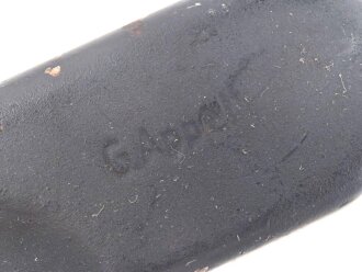 Reinigungsgerät 34 der Wehrmacht. Leerer Behälter, Hersteller "G.Appel" Luftwaffenblauer Originallack