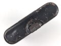 Reinigungsgerät 34 der Wehrmacht. Leerer Behälter, Hersteller "arr4" Luftwaffenblauer Originallack