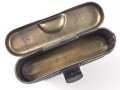 Reinigungsgerät 34 der Wehrmacht. Leerer Behälter, Hersteller "arr4" Luftwaffenblauer Originallack