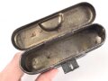 Reinigungsgerät 34 der Wehrmacht. Leerer Behälter, Hersteller "Ky41" Luftwaffenblauer Originallack, inneneinteilung fehlt