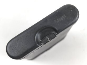 Reinigungsgerät 34 der Wehrmacht. Leerer Behälter, Hersteller "G.Appel" Luftwaffenblauer Originallack