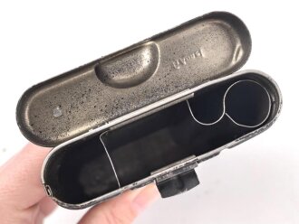Reinigungsgerät 34 der Wehrmacht. Leerer Behälter, Hersteller "G.Appel" Luftwaffenblauer Originallack