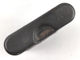 Reinigungsgerät 34 der Wehrmacht. Leerer Behälter, Hersteller "cmr43" Luftwaffenblauer Originallack
