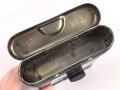 Reinigungsgerät 34 der Wehrmacht. Leerer Behälter, Hersteller "Ky41" Luftwaffenblauer Originallack
